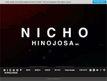 Tablet Screenshot of nichohinojosa.mx